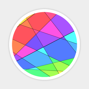 Rainbow pattern Magnet